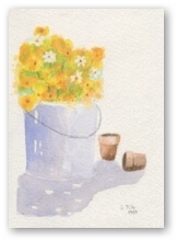 bucket o' flowers