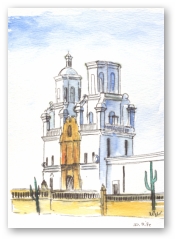 Mission San Xavier del Bac, The White Dove of the desert, Tucson, AZ